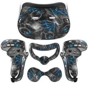 ✅Brand New ✅VR Accessories Set for Oculus Quest 2 - Silicone Cover Set ✅ - Picture 1 of 8