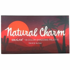 Natural Charm Eyeshadow Palette By Okalan Cosmetics 18-Assorted Shades - Picture 1 of 2