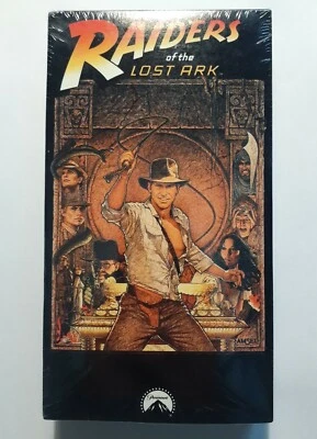 VHS Raiders of the Lost Ark Paramount Home Video 1981 VHS 1376 Sealed Rare New - Image 1 of 4