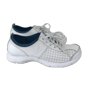 Zapatillas deportivas Dansko Elise con cordones para mujer EU 39 de cuero blanco soporte para el arco - Imagen 1 de 17