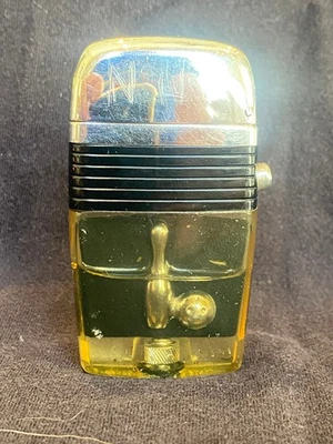 ENCENDEDOR VU SCRIPTO VINTAGE FUNCIONANDO BOLICHE PN Y BOLA Foto 1 de 4