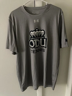 Old Dominion University Monarchs  Tennis T Shirt Mens Large Under Armour - Image 1 of 4