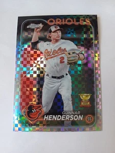 2024 Topps Chrome - X-Fractor #36 Gunnar Henderson - Picture 1 of 2