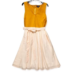 Vestido Modcloth Calce y Acampanado Falda Columpio Rayas Lazo Cintura Bolsillos Para Mujer Talla 2x - Imagen 1 de 12