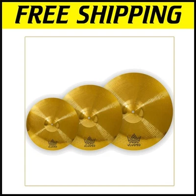 Platillos Splash de 6/8/10 pulgadas para principiantes - sonido nítido y acabado dorado Foto 1 de 4
