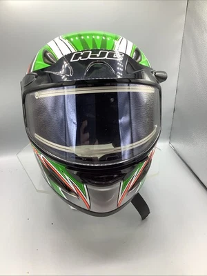 CASCO de moto de nieve/motocicleta con visera HJC CL-14 Momentum tamaño L enchufe de intercomunicación Foto 1 de 4