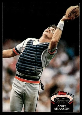 1992 Stadium Club Andy Allanson Detroit Tigers #238 - Image 1 of 2