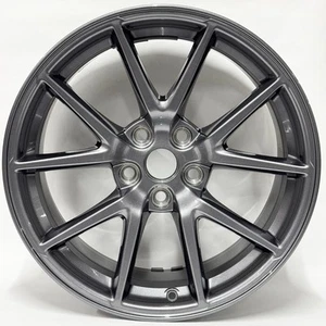 TESLA MODEL 3 AERO ALLOY WHEEL RIM OEM 1044261-00-A GREY OEM - Picture 1 of 17