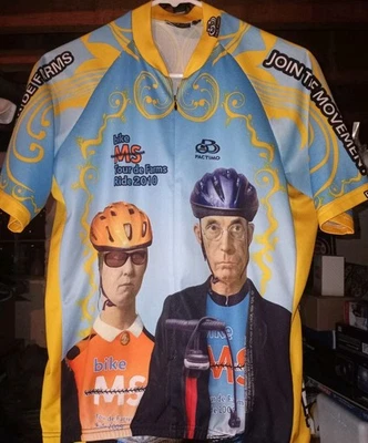 Pactimo American Gothic Tour De Farms Ride 2010 Cycling Jersey Men's Size Large - Image 1 of 4