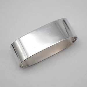 Plain Oval Napkin Ring Wallace Sterling Silver No Mono - Picture 1 of 3