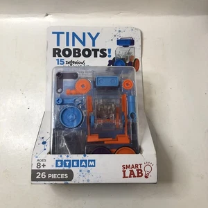 Smart Lab Tiny Robots  15 Ingenious Motorized Builds Steam Kit 26 Pcs NIB - Picture 1 of 3