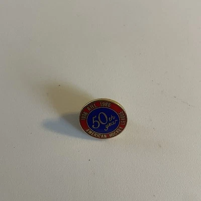 Pin de hockey vintage - AHL 50 aniversario - Liga Americana de hockey - ENVÍO GRATUITO Foto 1 de 4