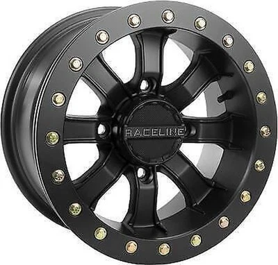 Raceline Mamba Blackout Beadlock Wheel - 15x7 - 3.5+3.5 Offset - A71B-57037-T-00 - Image 1 of 3