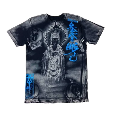 Camiseta estampada Affliction Heroes Demons de Horiyoshi III para hombre M Foto 1 de 4