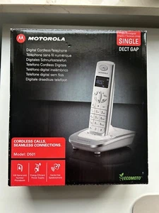 Motorola D501w - Digitales Schnurlostelefon - Telefonbuch mit max. 100 Einträgen - Bild 1 von 4