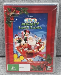 NEW: MICKEY MOUSE CLUBHOUSE MICKEY SAVES SANTA DVD Region 4 PAL Free Post - Picture 1 of 2