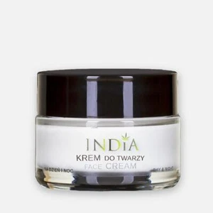 INDIA Cosmetics Gesichtscreme für Tag und Nacht mit Hanf-Öl (50 ml) - Bild 1 von 1