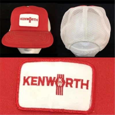 De Colección Kenworth Camiones Malla Camionero Snapback Sombrero Semi Transportador Empresa Logo Gorra Foto 1 de 4
