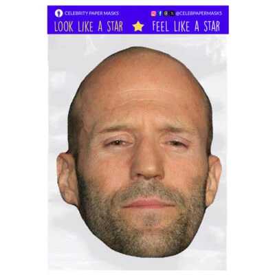 Jason Statham Mask Celebrity Face Masks Actor - Image 1 of 4