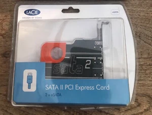 lacie pcie 2 port esata card - Picture 1 of 1