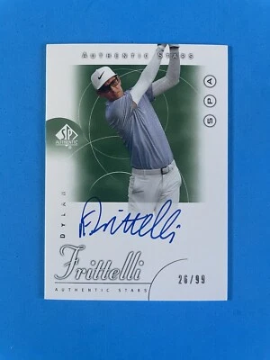 2021 SP Authentic 2001 Retro Tribute Rookie Autos /99 Dylan Frittelli PGA Golf - Image 1 of 3