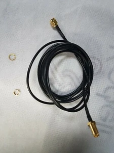 Cavo Prolunga Antenna WiFi RP-SMA Femmina Maschio 2 Metri 2.4/5GHz - Foto 1 di 4