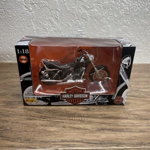 NEW Maisto Series 2 Harley Davidson Black Diecast Motorcycle 1:18 KG JD - Picture 1 of 8