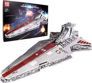 RETIRED Mould King 21005 Model Star Wars Spaceship Republic Attack Cruiser Set - Picture 1 of 7