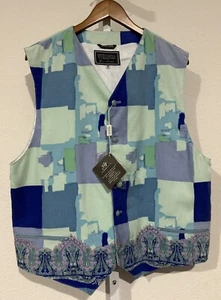 Versus by Gianni Versace Mens Lined Vest Waistcoat Size 42/56 - NEW! - Picture 1 of 15