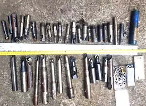 35x assorted Isenf Sandvik Tungaloy top drill boring bars OD 16mm- 32mm+inserts - Bild 1 von 5