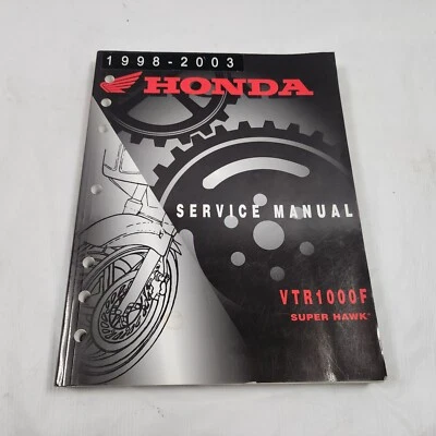 Libro manual de reparación de taller de servicio Honda 1998-2003 VTR1000F VTR 1000 Hawk 61MBB05 Foto 1 de 4
