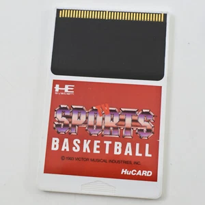 PC Engine Hu TV SPORTS BASKETBALL Card Only pe - Picture 1 of 2