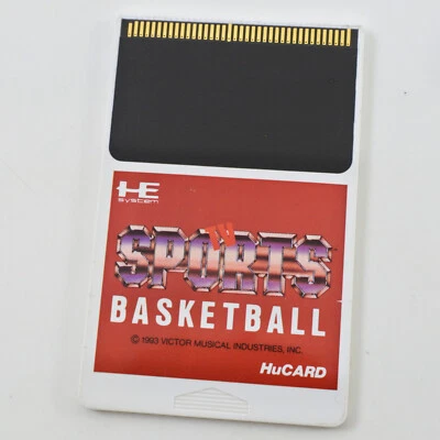 PC Engine Hu TV SPORTS BASKETBALL Card Only pe - Image 1 of 2
