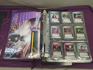 1995 Star Trek CCG Alternate Universe Black Starter Set Many Duplicates - Picture 1 of 8