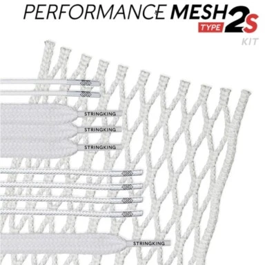 New! StringKing Type 2s Semi-Soft Lacrosse Mesh Kit with Mesh and Strings - Image 1 of 2