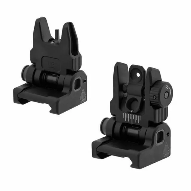 UTG MNT-757 Spring-Loaded AR15 Flip-Up Front Sight - Black