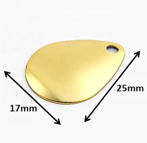 Hojas giratorias de metal para pesca - pez plano, solla, lubina, salmonete, lucio, perca Foto 1 de 3