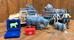 Big Chap Mei Animal Rescue Toys Vehicle Figure & Animal Lot - Picture 1 of 6