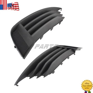 Pair For AUDI A3 S3 2003-2017 Front Bumper Fog Light Grills Bezel Cover Trim - Picture 1 of 9