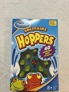 Thinkfun HOPPERS ~ SOLITAIRE Jumping Game ~ Logic ~ Critical Thinking ~ New - Picture 1 of 7