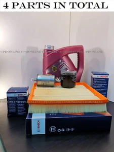 KIT DE SERVICIO FORD FOCUS MK2 2011 DIÉSEL TDCI BOSCH ACEITE+AIRE+FILTROS DE COMBUSTIBLE+5w30 5L - Imagen 1 de 1