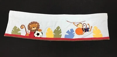 Corderos e Hiedra “Team Safari” Cenefa Guardería Bebé Animales Niños Fútbol Baloncesto Foto 1 de 4