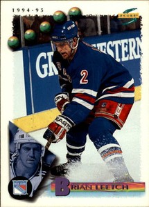 1994-95 Score Rangers Hockey Card #184 Brian Leetch