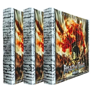 Complete Attack on Titan (Season 1 - 4) + 2 Movie + 8 OVA DVD USA FREE SHIPPING - Picture 1 of 11