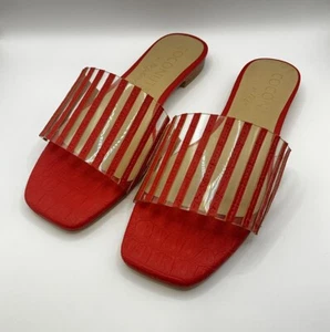 Matisse Coconuts Red Sandals Women’s Size 8 - Picture 1 of 8