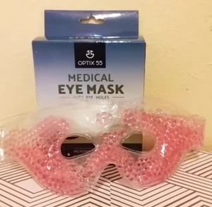 Gel Eye Mask with Eye Holes- Hot Cold Compress Pack Eye Therapy - Picture 1 of 1