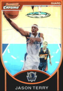 2007-08 Bowman Chrome Refractors Black Basketball Card #59 Jason Terry /199