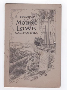 SOUVENIR OF MOUNT LOWE CALIFORNIA. FOTO DE COLECCIÓN, CIRCA 1915-1920 - FERROCARRIL - Imagen 1 de 3