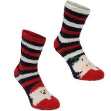 MISO 2 PACK Cosy Lounge SANTA Ladies Christmas Soft Thickening Socks Winter B332