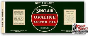 (SINC-102) SINCLAIR OIL CAN WRAP DECAL - MAKE YOUR OWN- LUBSTER GAS PUMP - Picture 1 of 1
